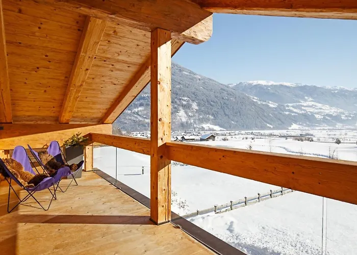 Zillerlodge Деревянный коттедж Удернс